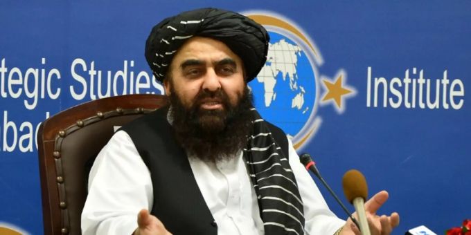 Taliban-Aussenminister Muttaki Taliban-Aussenminister Muttaki