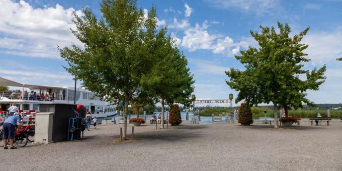 Die Schiffstation in Kreuzlingen. Die Schiffstation in Kreuzlingen.