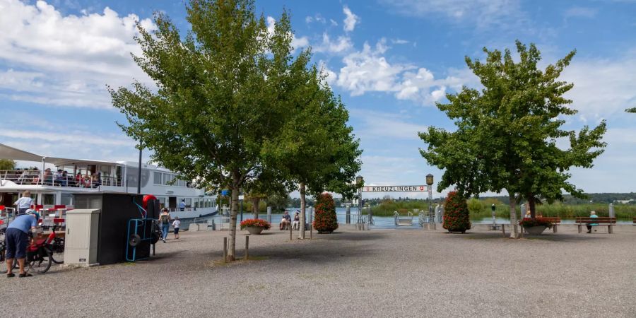 Die Schiffstation in Kreuzlingen.