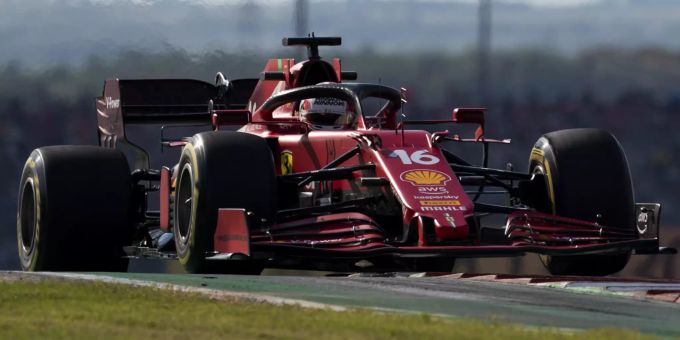 Charles Leclerc am USA-GP in Austin am 22. Oktober 2021. Charles Leclerc