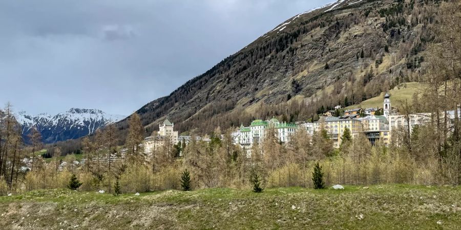 Ausblick auf Pontresina.