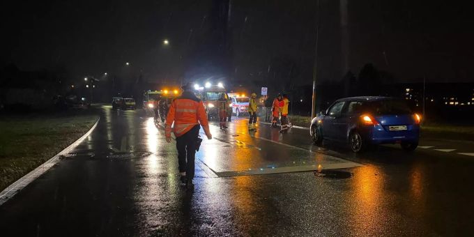 Die Unfallstelle in Watt ZH (Gemeinde Regensdorf). Regensdorf