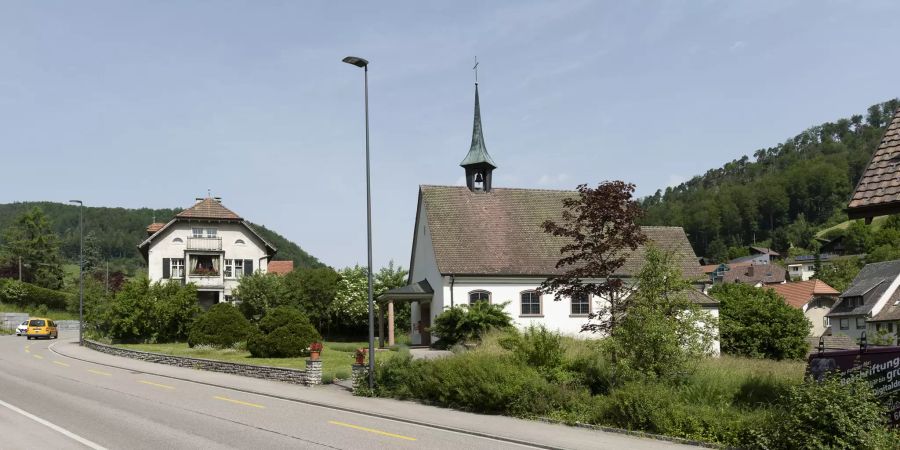 Die römisch-katholische Kapelle in Langenbruck.