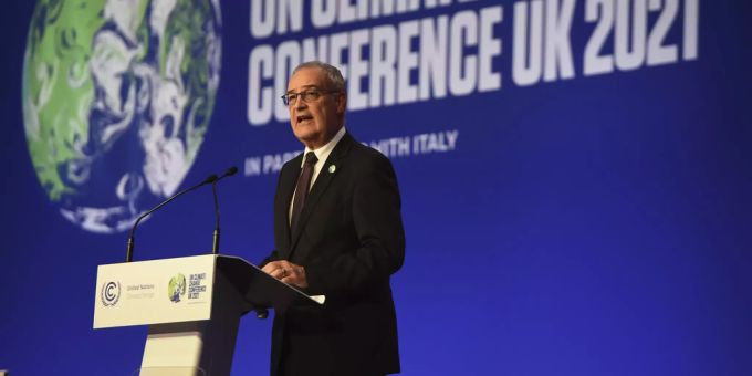 Bundesrat Guy Parmelin reiste mit dem Bundesratsjet nach Glasgow zum Klimagipfel. Guy Parmelina Bundesrat Klimagipfel