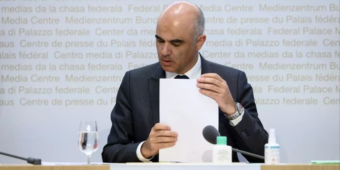 Bundesrat Alain Berset Coronavirus