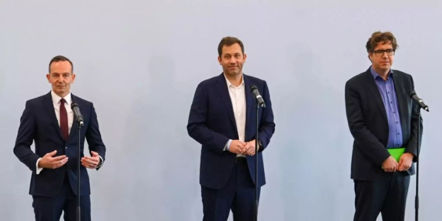 Wissing, Klingbeil und Kellner (v.l.)
