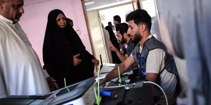 Elektronische Störung - Ruhiger Auftakt der Parlamentswahl im Irak
