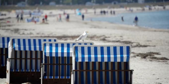 Strandkörbe an der Ostsee Strandkörbe an der Ostsee