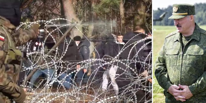 Belarus-Streit - Migranten an Polen-Grenze mit Pfefferspray attackiert