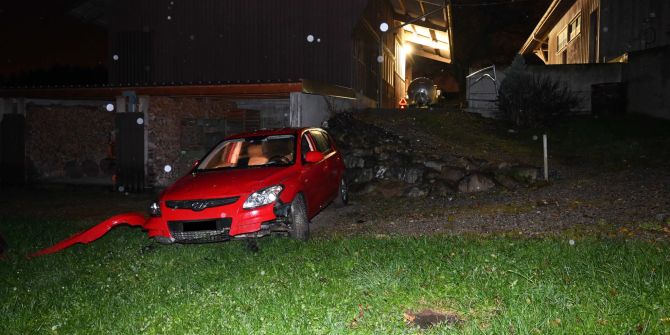 Waldkirch: Fahrunfähig verunfallt