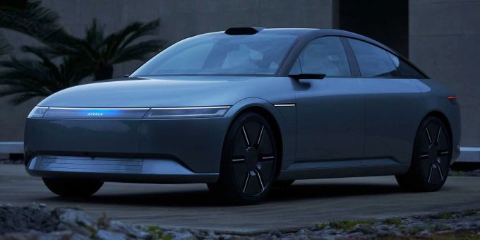 Als Afeela kommt der von Sony Honda Mobility entwickelte Elekro-Luxusliner demnächst auf den Markt Sony Honda Mobility Afeela