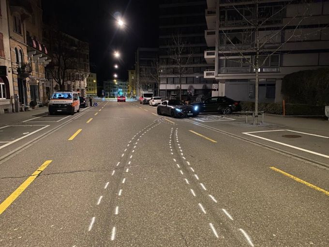 Der Lenker beschleunigte so stark, dass das Heck ausbrach und er die Kontrolle über den Wagen verlor. St.Gallen