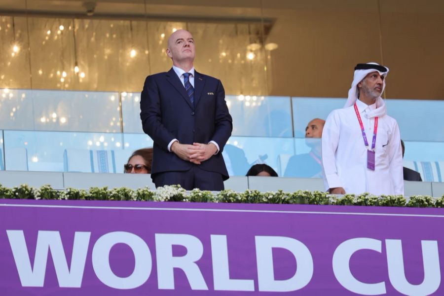 Fifa-Präsident Gianni Infantino an der Eröffnung der WM 2022 in Al Khor, Katar, 20. November 2022.