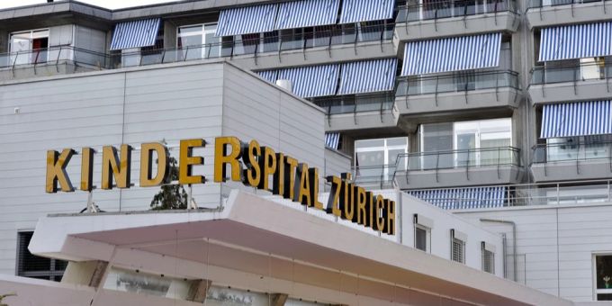 Blick auf das Zürcher Kinderspital. kinderspital zürich