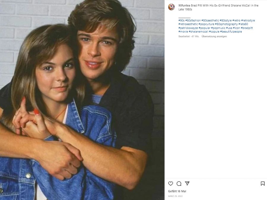 Brad Pitt und seine Verflossene Shalane McCall spielten gemeinsam in «Dallas».