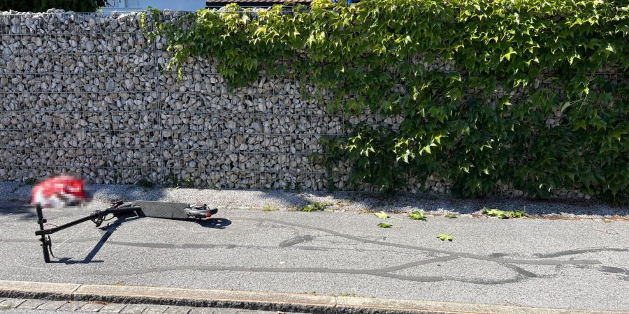 Balgach: Selbstunfall mit E-Scooter