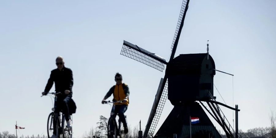 Radfahrer in den Niederlanden