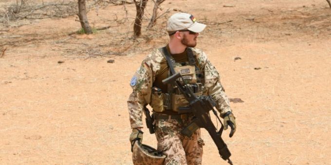 Bundeswehrsoldat in Mali Bundeswehrsoldat in Mali