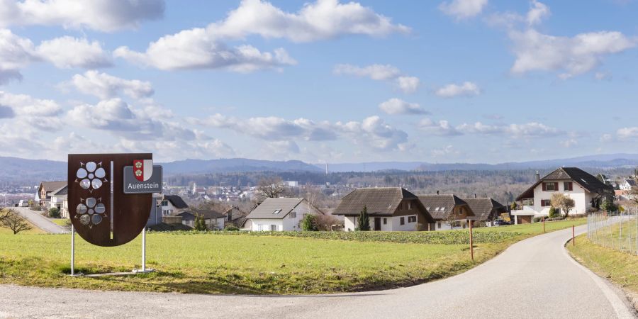 Das Gemeindegebiet von Auenstein ist Teil des Juraparks Aargau.