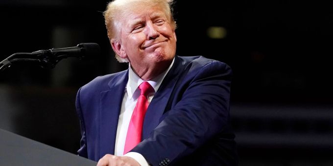 Der ehemalige Präsident der Vereinigten Staaten von Amerika: Donald Trump. Der ehemalige Präsident der Vereinigten Staaten von Amerika: Donald Trump.