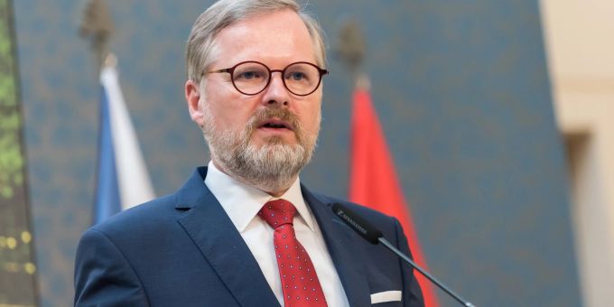Ministerpräsident Petr Fiala. fiala