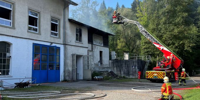 Frauenfeld TG: Brand in Gewerbeliegenschaft. Frauenfeld TG