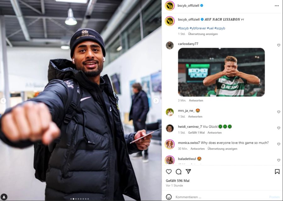 Saidy Janko ist für die Challenge bereit.