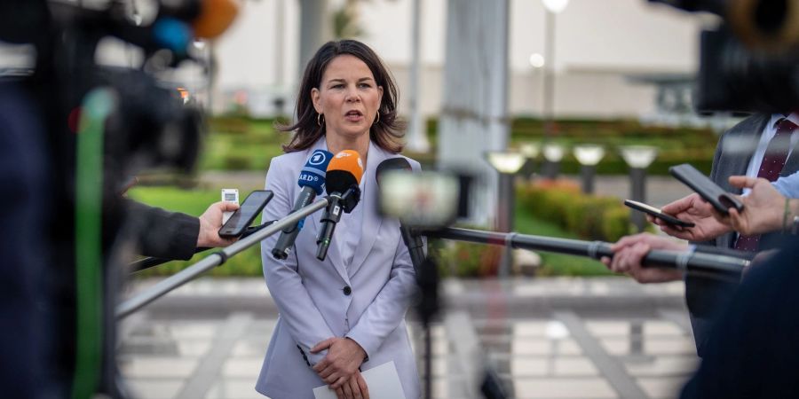 Aussenministerin Annalena Baerbock: Israel muss mehr humanitäre Hilfe in den Gazastreifen lassen.