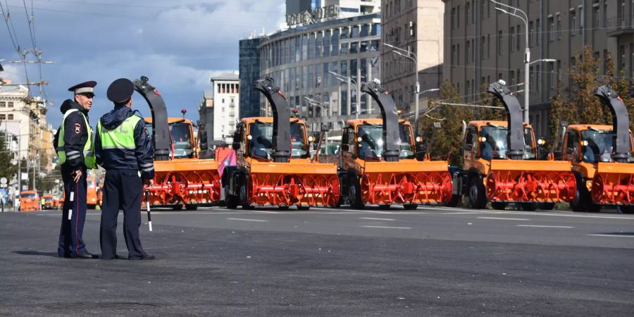 Technik-Parade in Moskau