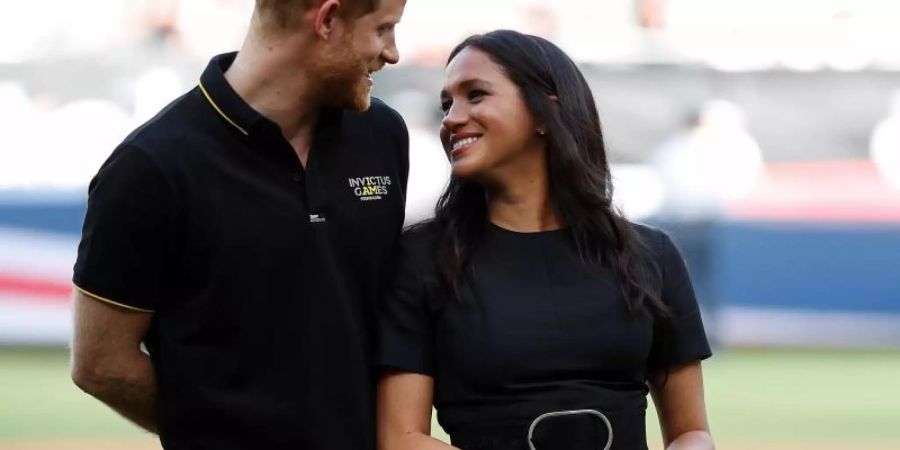 Prinz Harry und Herzogin Meghan werden im kleinen Kreis Söhnchen Archie taufen lassen. Foto: Peter Nicholls/PA Wire