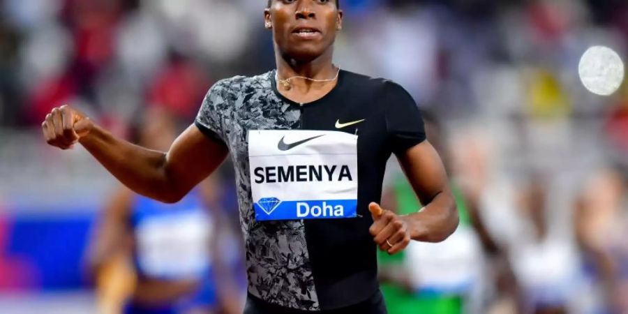 Caster Semenya hat das 800-Meter-Rennen in Stanford gewonnen. Foto: Nikku