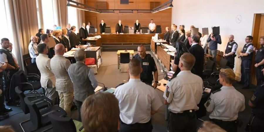 Der Prozess um die Gruppenvergewaltigung vor einer Freiburger Diskothek wird mit einer Vernehmung der Angeklagten fortgesetzt. Foto: Patrick Seeger