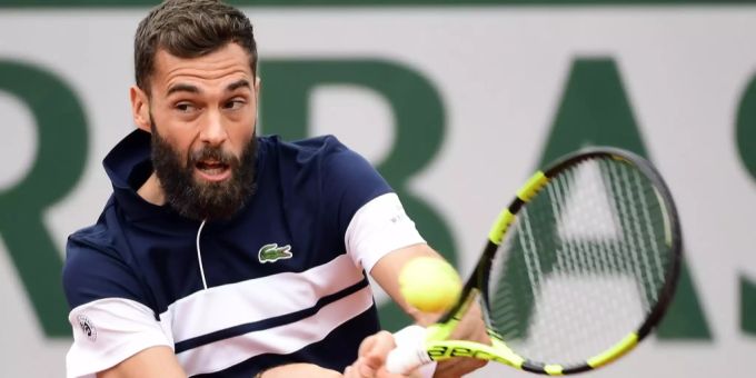 Die Partie zwischen Kei Nishikori und Benoît Paire (Bild) am French Open musste aufgrund der Dunkelheit abgebrochen werden. Benoît Paire