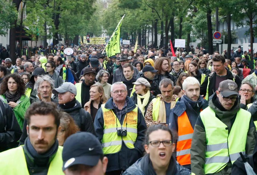 «Gelbwesten»-Proteste in Paris