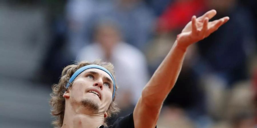 Zverev hatte mit dem schwedischen Qualifikanten kaum Probleme und steht in der dritten Runde. Foto: Christophe Ena/AP