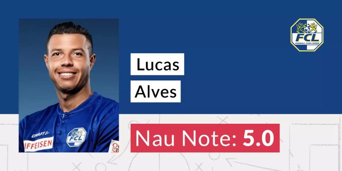 Die Nau-Note für Lucas Alves. Die Nau-Note für Lucas Alves.