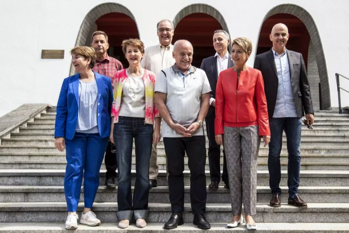 Der Bundesrat ist auf seiner diesjährigen Bundesrats-Reise in der Innerschweiz unterwegs. Bundesrat