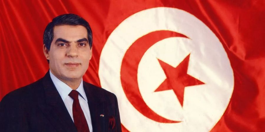 Tunesiens Ex-Präsident Ben Ali 1987