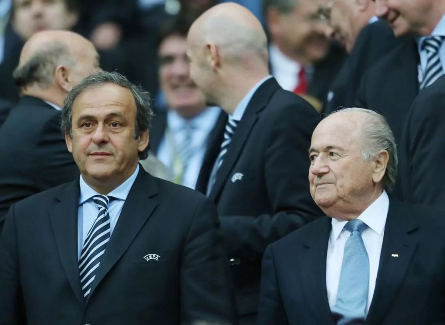 Michel Platini Sepp Blatter