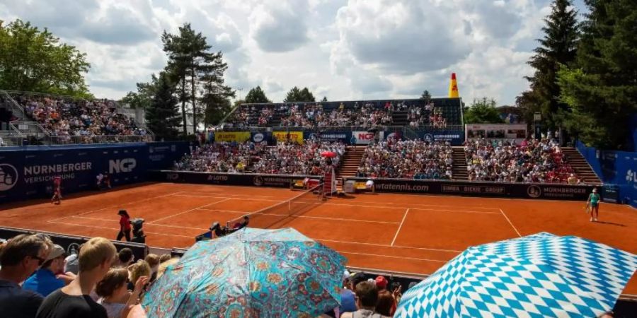 Die Zukunft des Nürnberger Tennis-Turniers ist nach dem angekündigten Abschied des Titelsponsors ungewiss. Foto: D. Karmann/dpa/Archiv