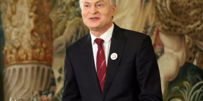 Der unabhängige Kandidat Nauseda Der unabhängige Kandidat Nauseda