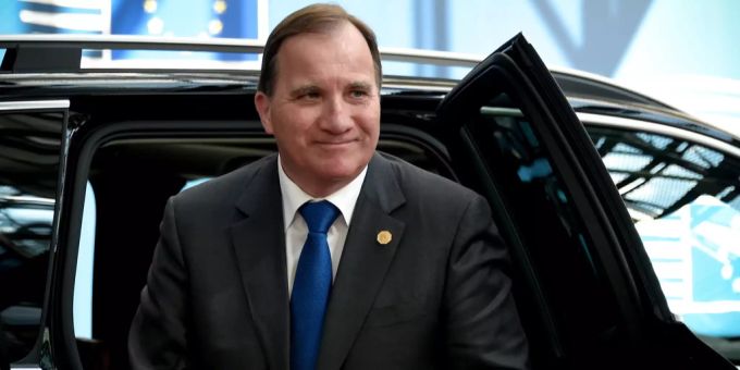 Stefan Löfven, Ministerpräsident Schwedens. Corona
