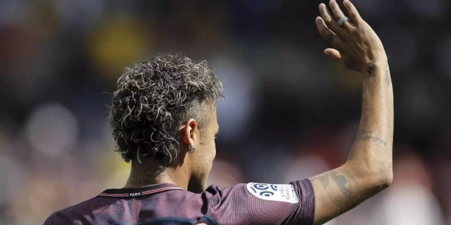 Trägt noch das PSG-Trikot: Superstar Neymar. Foto: Kamil Zihnioglu/AP