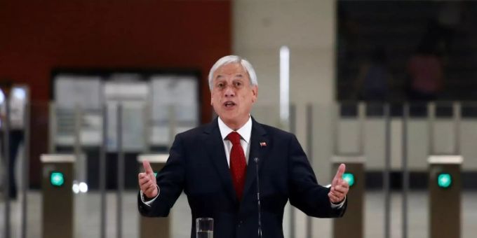 Der Staatschef von Chile, Sebastián Piñera Sebastián Piñera