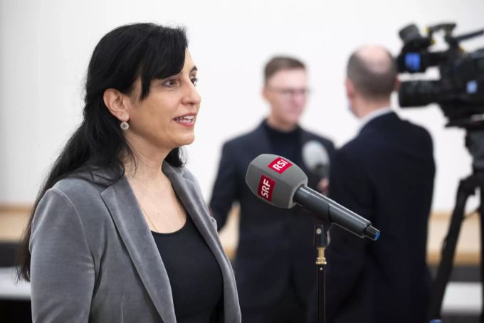 Die Präsidentin der Unia, Vania Alleva. Alleva Unia