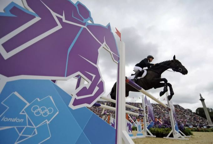 Ingrid Klimke an den Olympischen Sommerspielen in London 2012. Ingrid Klimke