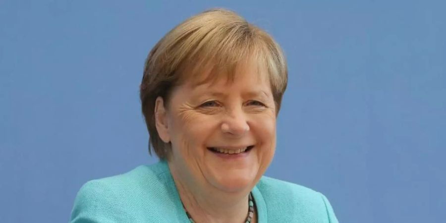 Das letzte Mal als Kanzlerin bei den Bayreuther Festspielen: Angela Merkel. Foto: Wolfgang Kumm/dpa