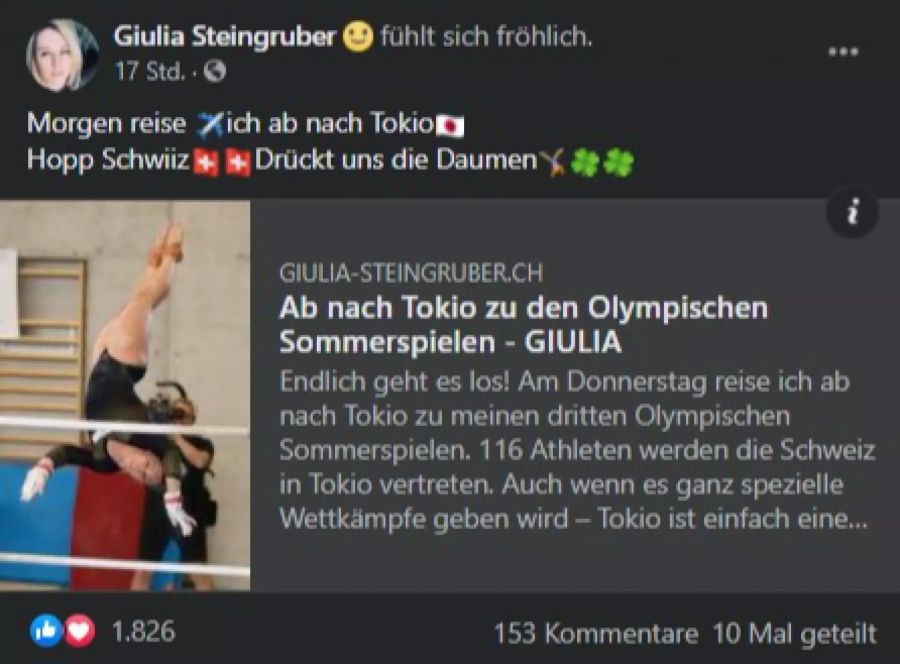 Giulia Steingruber Olympia 2021