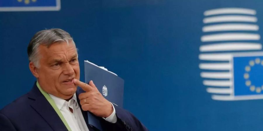 Viktor Orban, Ministerpräsident von Ungarn, hat Ärger mit der EU-Kommission. Foto: Olivier Matthys/Pool AP/dpa