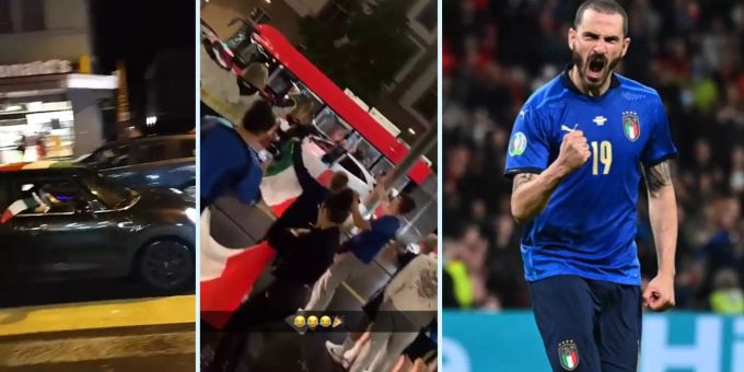 Die Italien-Fans feiern den Finaleinzug auch in der Schweiz ausgelassen. Euro 2020